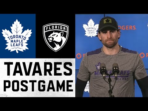 John Tavares Post Game ' Toronto Maple Leafs vs Florida Panthers ' March 27, 2022