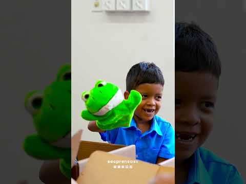 Niños de San Juan Opico agradecen al Presidente Nayib Bukele por el paquete escolar