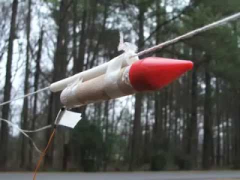 How to Light a Bonfire with Rockets