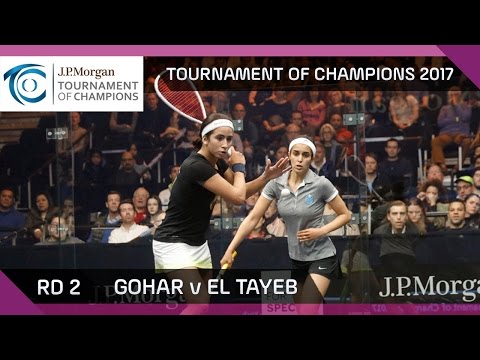 Squash: Gohar v El Tayeb - Tournament of Champions 2017 Rd 2 Highlights