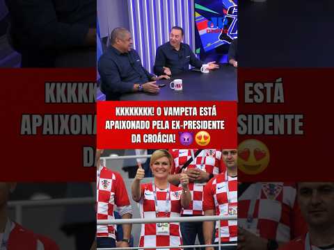 “QUE MULHER GOSTOSA!” O VAMPETA SE APAIXONOU PELA EX-PRESIDENTE DA CROÁCIA! KKKKKKKKKK!
