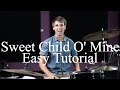 How To Play Sweet Child Of Mine By Guns N Roses Drumming Made Simple Episode 11