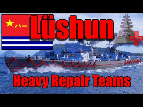 290k + Kraken - Lüshun the Dockyard DD with SUPERHEAL