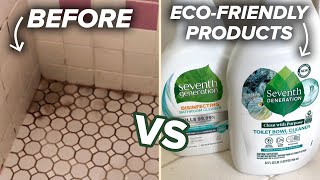 Cleaning My Dirty Bathroom In 20 Minutes Using Only Eco-Friendly Products