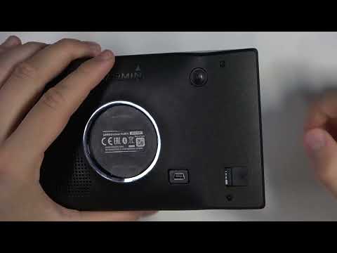 How to Insert SD Card into the GARMIN DriveSmart 55 - How to Install Memory Card in Garmin Navi