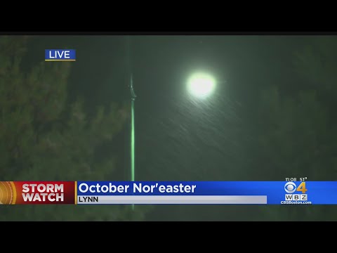 October Nor'Easter Brings Poor Driving Conditions To The North Shore