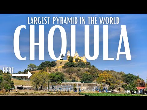 Largest Prehistoric Structure In The World, Still Buried - Cholula Pyramid- Central Mexico