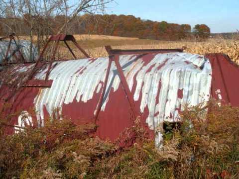 Steel coil covers on Rt 104, north of Liverpool, PA 10 24 12