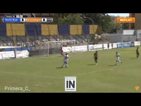 Dock Sud 1-2 Berazategui / Goles / Primera C