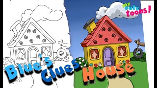 Blue's Clues: How to Draw Blue's Clues House | Easy Drawing Tutorial
