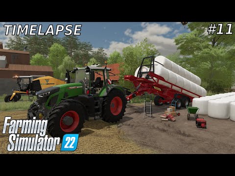 DOING A BALING CONTRACT | Farming Simulator 22 | EP11 |  TIMELAPSE