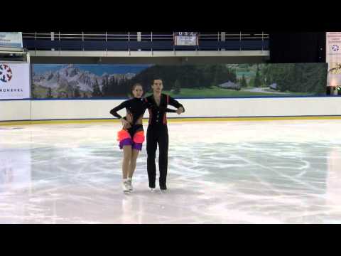 ISU 2014 Jr Grand Prix Courchevel Short Dance - Alexandra NAZAROVA / Maxim NIKITIN UKR