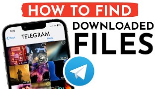 How to Find Downloaded Media Files on Telegram App on iPhone I How To Check Downloads on Telegram