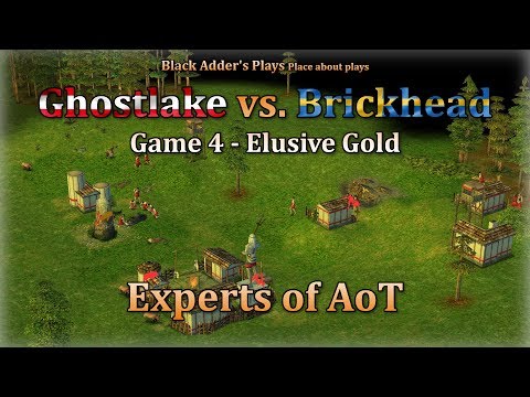 Experts of AoT - Elusive Gold - Ghostlake vs. Brickhead, Game 4 - Age of Mythology: The Titans