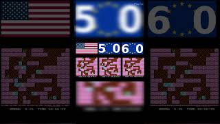 The Scrolling Speed Regional Difference in Fire 'N Ice