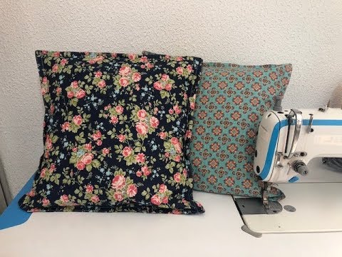 DIY - Step by Step Zipperless Cushion Cover