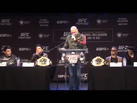 Video: UFC Brooklyn Pre-Fight Press Conference Recap In 3 Minutes, Not 40 Minutes!
