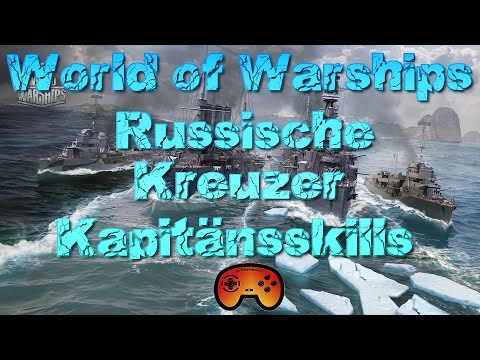 Kapitäne skillen bei den russischen Kreuzern - World of Warships - Wows - Deutsch - Gameplay