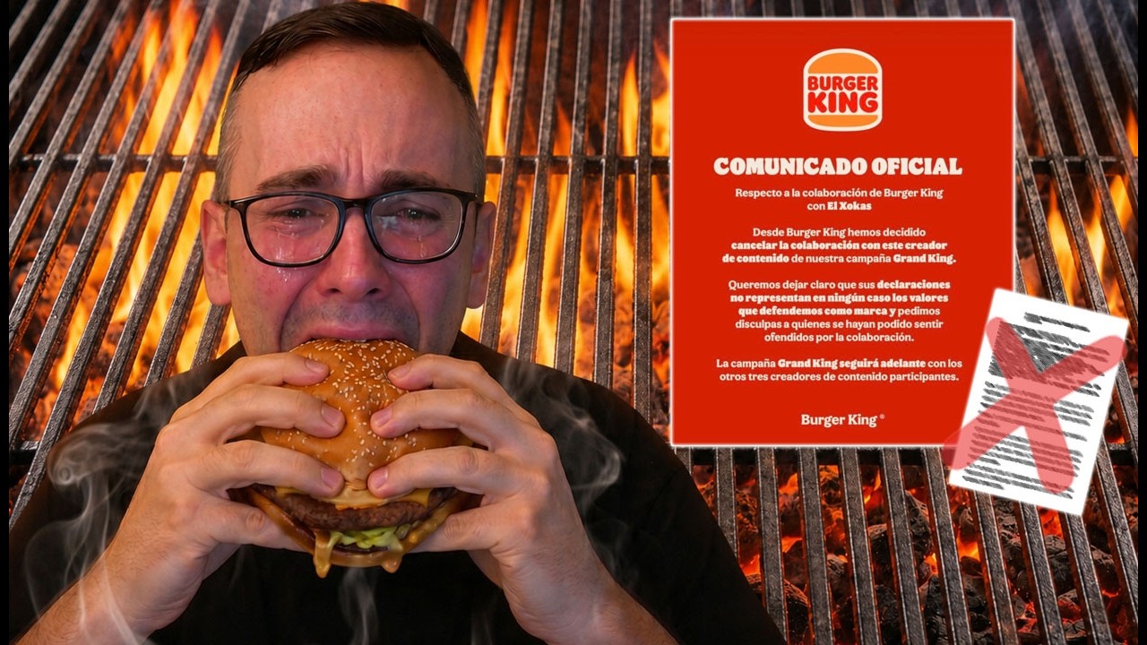 BURGER KING ROMPE SU CONTRATO CON XOKAS Y LO HUNDE MEDIÁTICAMENTE