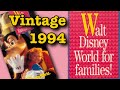 Vintage Vintage Walt Disney World Planning Guide For Families 1994 VHS