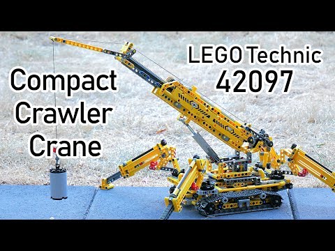 New LEGO Technic 42097 Speedbuild | Compact Crawler Crane | LEGO 42097 Speed Build Time-lapse