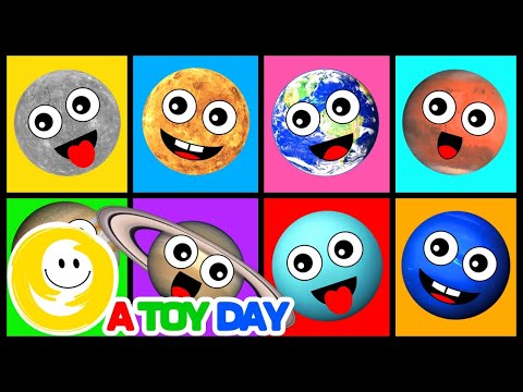 DANCING PLANETS for BABY 🌎 🪐💃 | Children Planet Rhymes | Solar System SONG | 8 Planets order Song