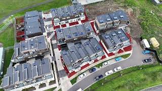 Crazy Poor Asian Migrant Makes Drone Video of a forthcoming Townhouse for sale.