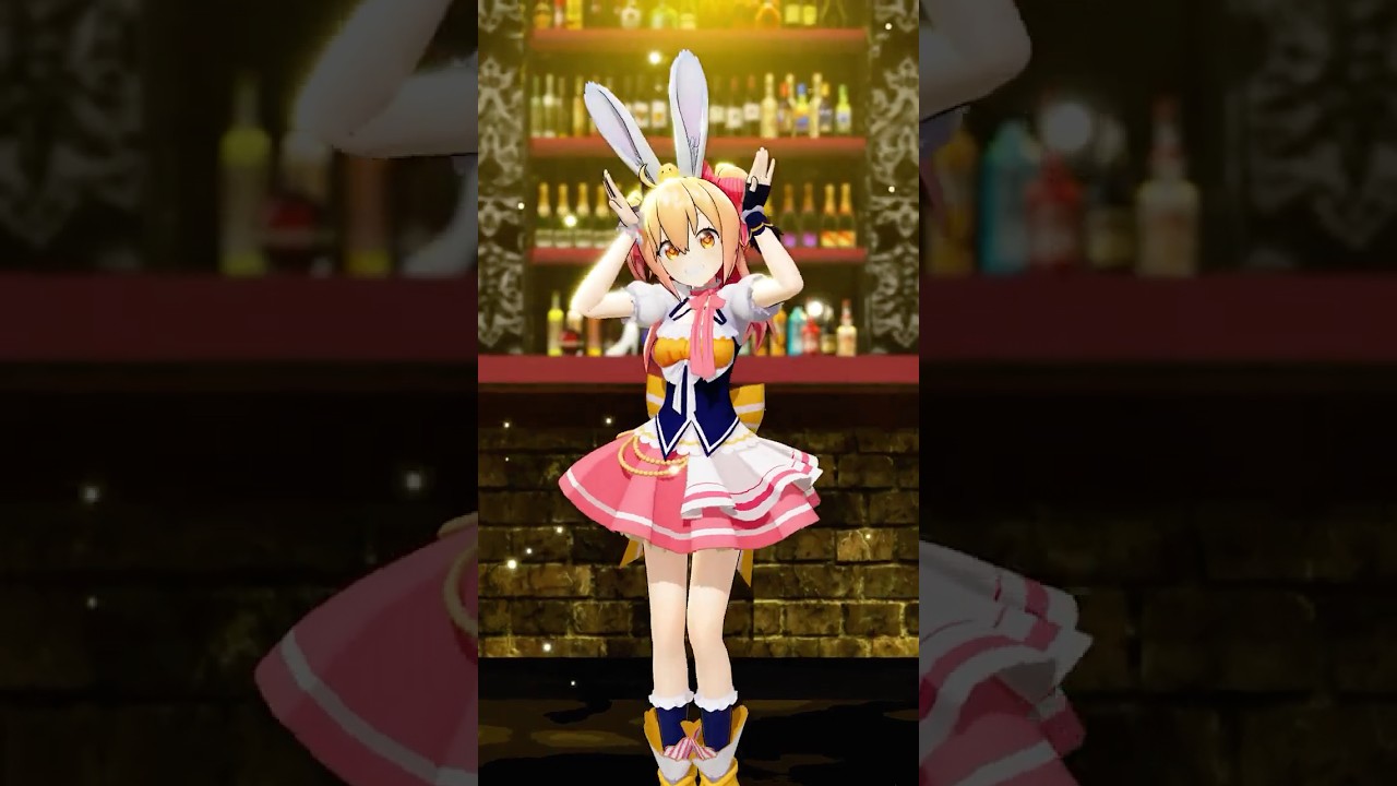 バニーガール踊てみたよ🐣💛 #P丸様 #バニーガール  #MMD