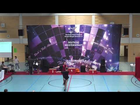 DM 2021, B-Klasse Finale FT Maximilian Senftleben und Julia Forberger