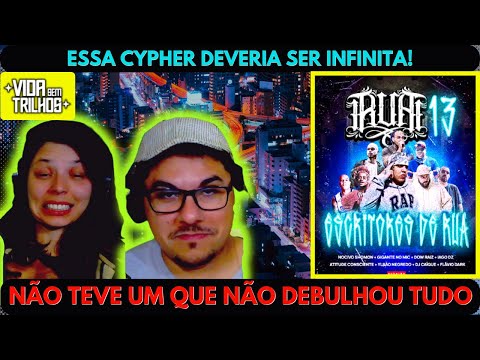 Roqueiros Reagindo a RAP - Nocivo Shomon R.U.A. 13 Escritores da Rua - REACT VIDA SEM TRILHOS