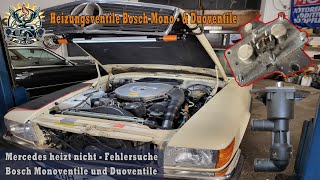 Mercedes R107/W126/W124 - problem z ogrzewaniem? Zawory mono i duo.