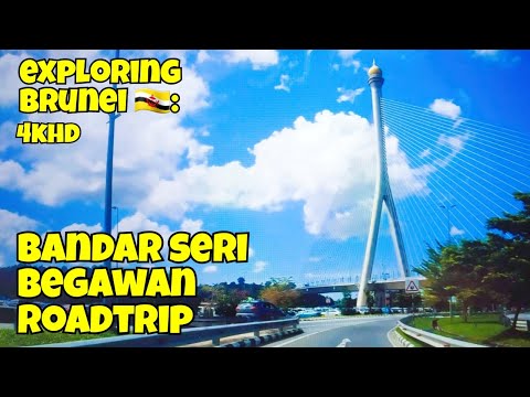 #brunei | Carro Vlog 41 Explorando Brunei: Bandar Seri Begawan País de Brunei | BSB | Roadtrip |Viagens