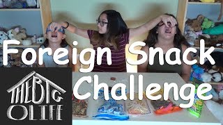 The Foreign Snack Challenge. Wasabi Peas and other strange candies.