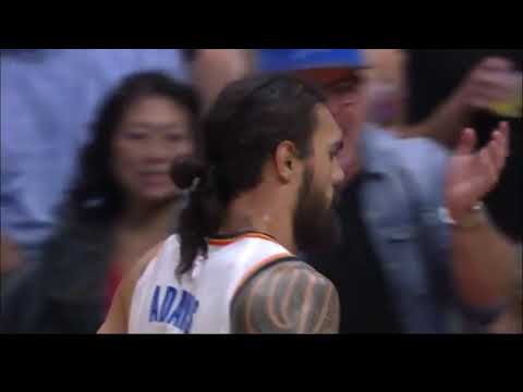 Steven Adams Dunks on Boban Marjanovic Like Nothing