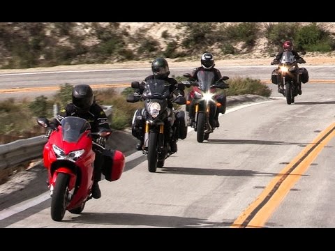 Honda Interceptor vs Kawasaki Versys 1000LT vs Suzuki V Strom 1000 Adventure vs Yamaha FJ-09