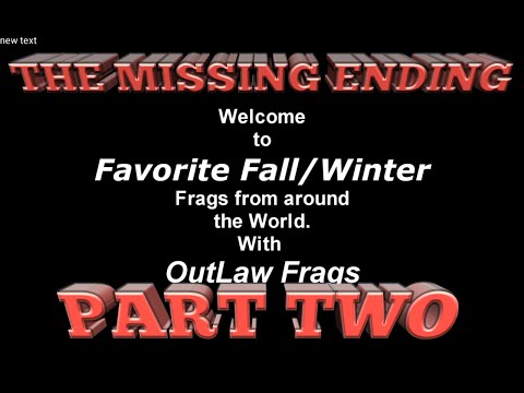The Missing End to Part two "Two favorite Fall and Winter Frags from around the world"