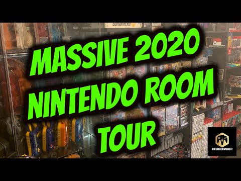 Huge 2020 Nintendo Game Room Tour
