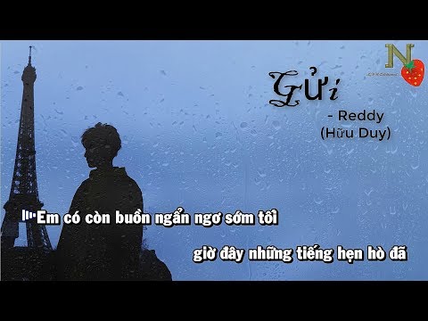 [Karaoke] Gửi - Reddy (Hữu Duy)| Beat Chuẩn
