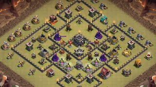【クラクラ】bocxyzさんの天災ドラゴンラッシュ TH9全壊