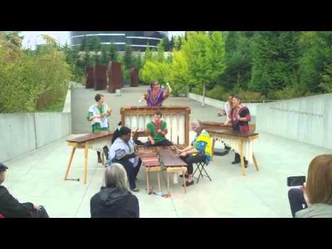 Anzanga Marimba Ensemble at the Olympic Sculpture Park, Seattle