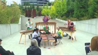 Anzanga Marimba Ensemble at the Olympic Sculpture Park, Seattle
