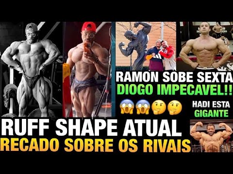 RUFF DIESEL MOSTRA SHAPE ATUAL E MANDA RECADO - RAMON COMPETE NA SEXTA - DIOGO EVOLUINDO E MAIS