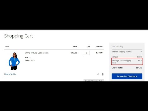 Custom Shipping Method - Sparsh Magento 2 Extension
