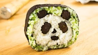 How To Make Panda Sushi Roll - Amazing Food Art