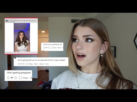 REACTING TO REDDIT FANTASIES ABOUT ME (PG-13)