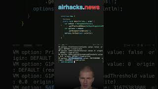How To Set A JVM Option Via API? #java #shorts #coding #airhacks