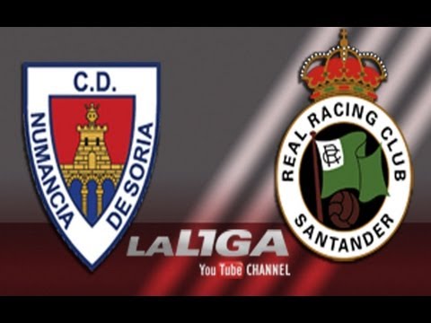 Resumen de CD Numancia (2-0) Racing de Santander - HD