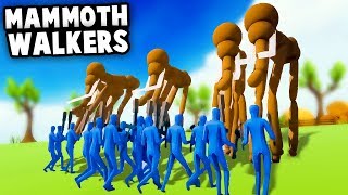 Massive MAMMOTH WALKERS vs CAVEMEN in TABS! (Totally Accurate Battle Simulator Update)