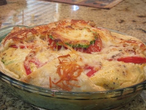 ~Zucchini & Tomato Garden Tart With Linda's Pantry~