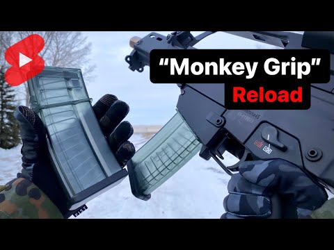German “Monkey Grip” Reload Technique for the G36 🇩🇪 #Shorts